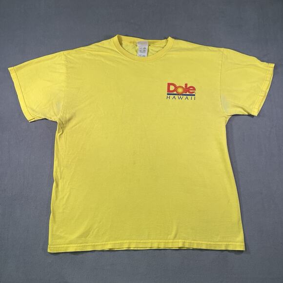 Dole Other - Vintage Dole Hawaii Shirt Men’s XL Yellow Cotton Graphic Casual